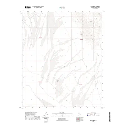 2018 Map of McCoy Spring, 2018 Print