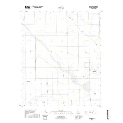 2018 Map of McCoy Wash, 2018 Print
