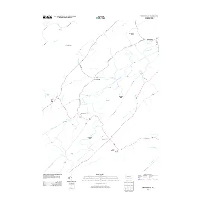 2013 Map of McCoysville, 2013 Print