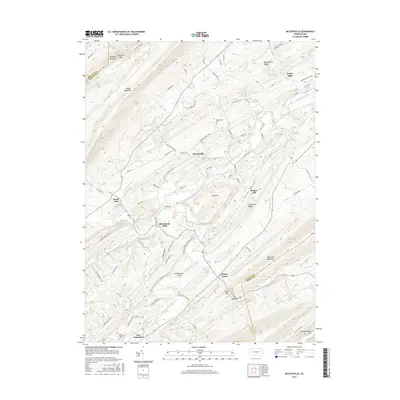 2016 Map of McCoysville, 2016 Print