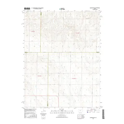 2015 Map of McCracken NE, 2015 Print