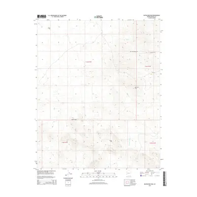 2014 Map of McCracken Peak, 2014 Print