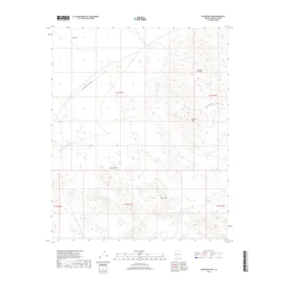 2018 Map of McCracken Peak, 2018 Print