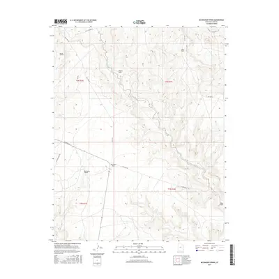2017 Map of McCracken Spring, 2017 Print