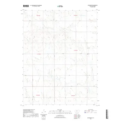 2018 Map of McCracken SW, 2018 Print