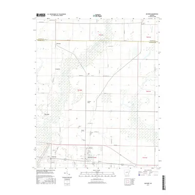2017 Map of McCrory, 2017 Print