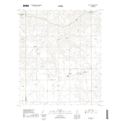 2018 Map of McCullough, 2018 Print