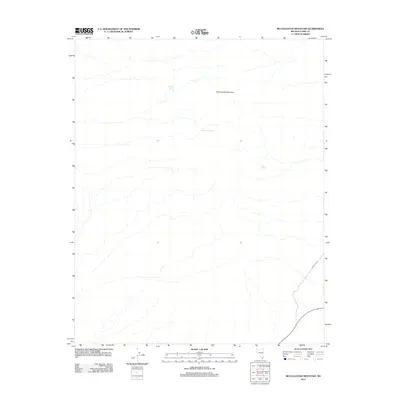 2012 Map of McCullough Mountain, 2012 Print