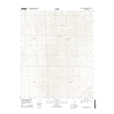 2014 Map of McCullough Mountain, 2014 Print