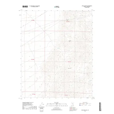 2018 Map of McCullough Pass, 2018 Print