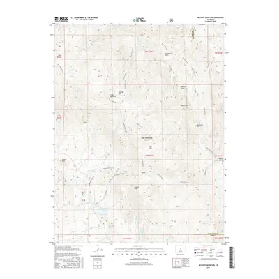 2016 Map of McCurdy Mountain, 2016 Print