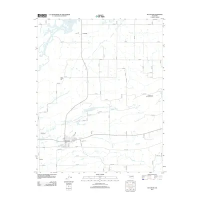 2012 Map of McCurtain, 2012 Print