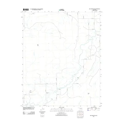 2012 Map of McCurtain SW, 2012 Print