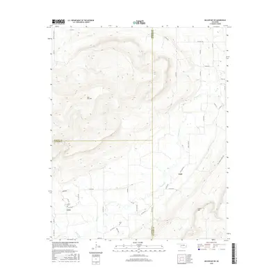 2016 Map of McCurtain SW, 2016 Print