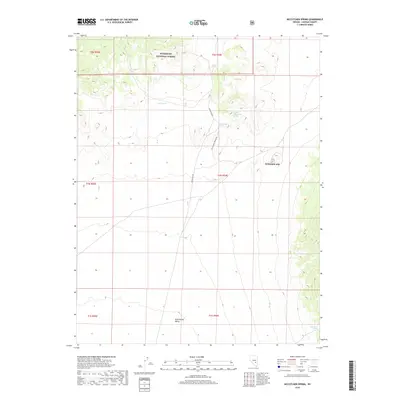 2018 Map of McCutchen Spring, 2018 Print