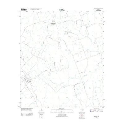 2012 Map of McDade, 2012 Print