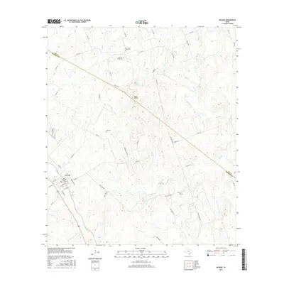 2016 Map of McDade, 2016 Print