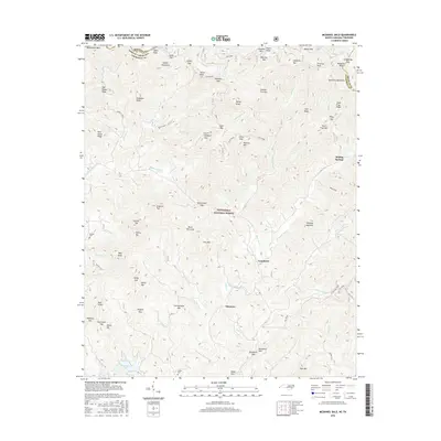 2016 Map of McDaniel Bald, 2016 Print