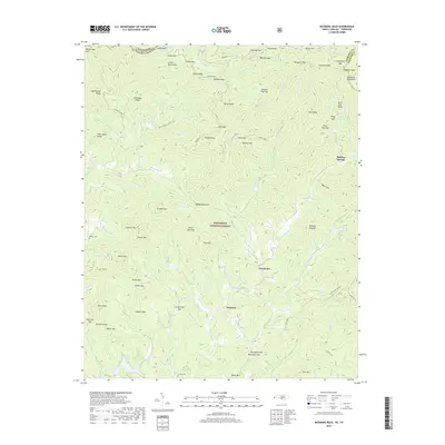 2019 Map of McDaniel Bald, 2019 Print