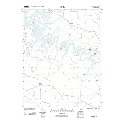 2010 Map of McDaniels, 2010 Print