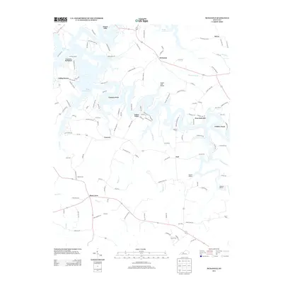 2013 Map of McDaniels, 2013 Print