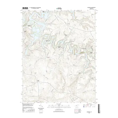 2016 Map of McDaniels, 2016 Print