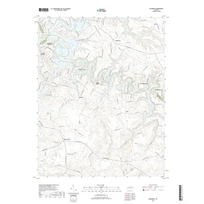 2019 Map of McDaniels, 2019 Print