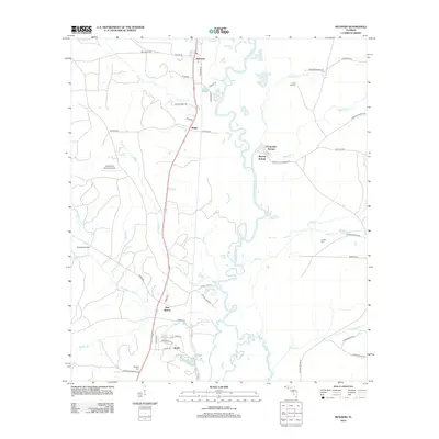 2012 Map of McDavid, 2012 Print