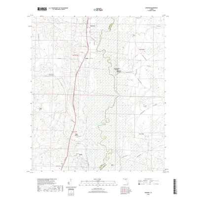 2018 Map of McDavid, 2018 Print