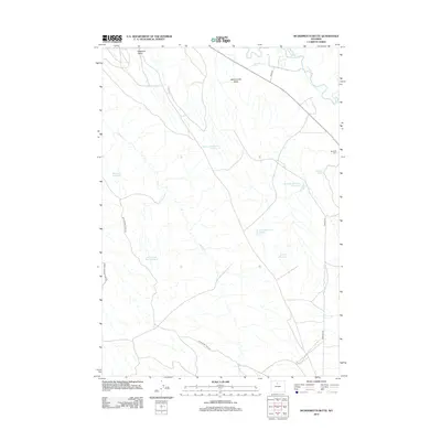 2012 Map of McDermotts Butte, 2012 Print