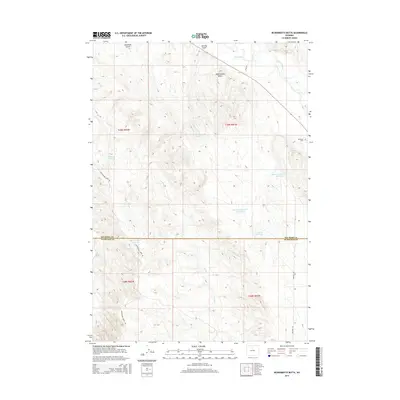 2015 Map of McDermotts Butte, 2015 Print