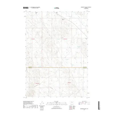 2017 Map of McDermotts Butte, 2017 Print