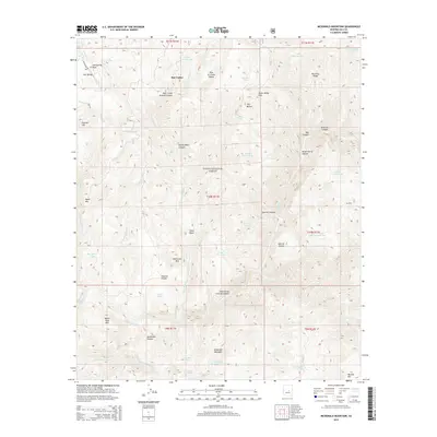 2014 Map of McDonald Mountain, 2014 Print