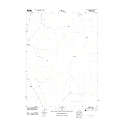 2012 Map of McDonald Peak, 2012 Print
