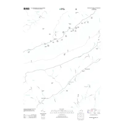 2013 Map of McDonalds Mill, 2013 Print