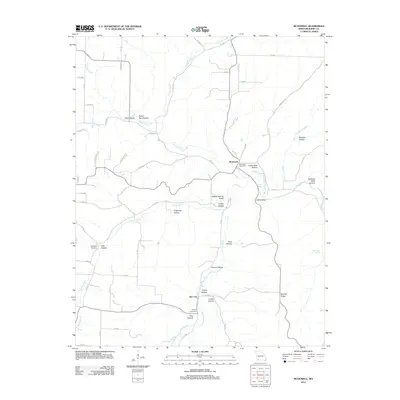 2012 Map of McDowell, 2012 Print