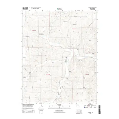 2015 Map of McDowell, 2015 Print