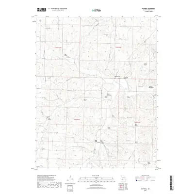 2017 Map of McDowell, 2017 Print