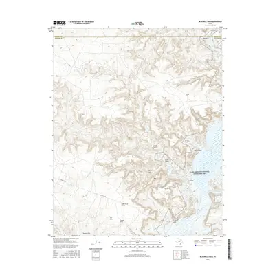2016 Map of McDowell Creek, 2016 Print