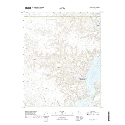 2019 Map of McDowell Creek, 2019 Print
