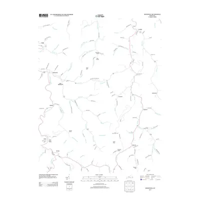 2013 Map of McDowell, 2013 Print