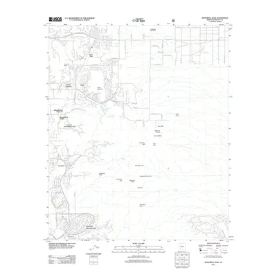 2011 Map of McDowell Peak, 2011 Print