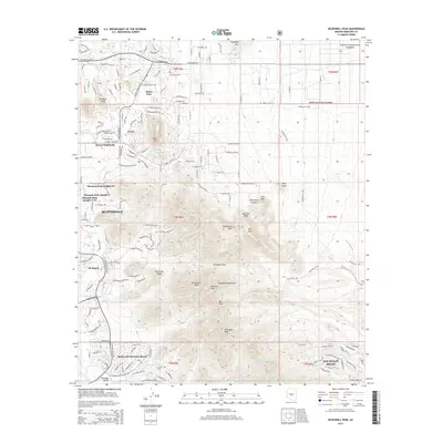 2014 Map of McDowell Peak, 2014 Print