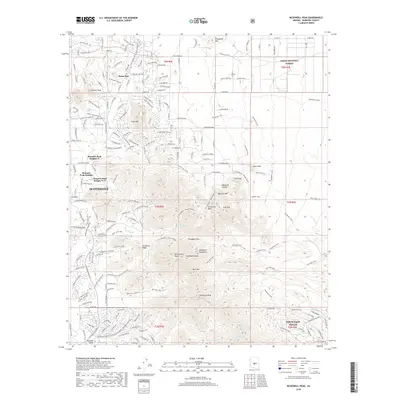 2018 Map of McDowell Peak, 2018 Print