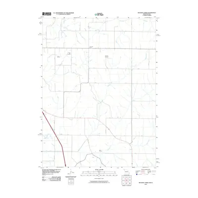 2010 Map of McElroy Creek, 2010 Print