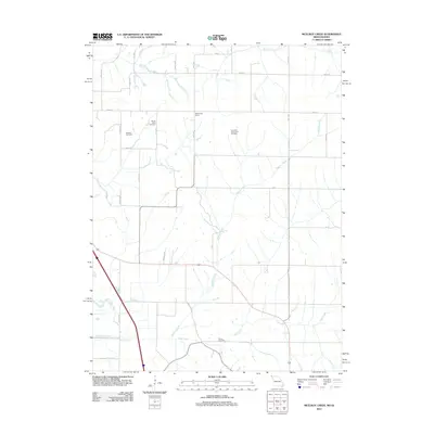 2012 Map of McElroy Creek, 2012 Print