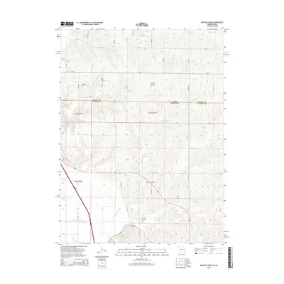 2014 Map of McElroy Creek, 2014 Print