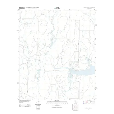 2012 Map of McEwen Draw, 2012 Print