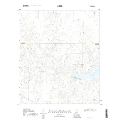 2019 Map of McEwen Draw, 2019 Print