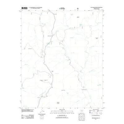 2011 Map of McFadden Peak, 2011 Print